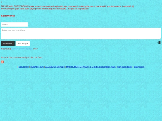 guestbook screenshot