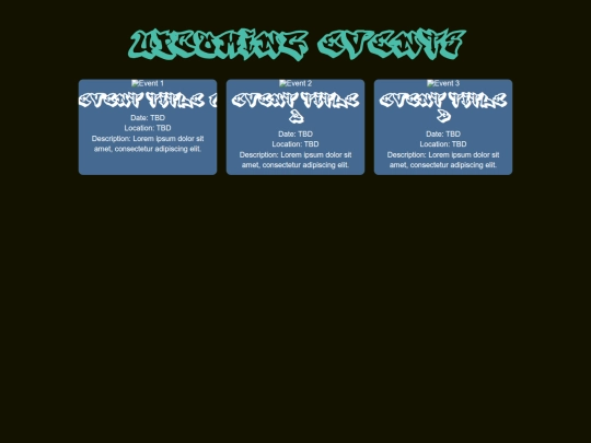 Events screenshot