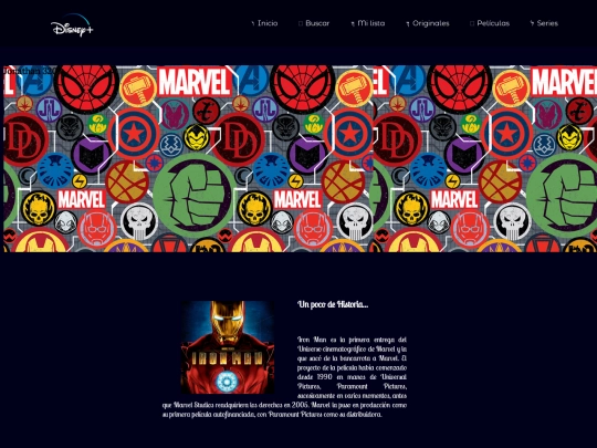 Marvel screenshot