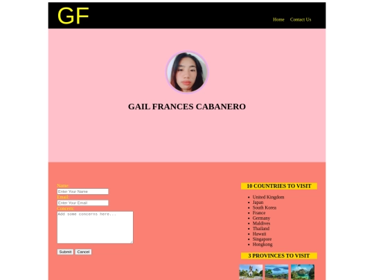 contact us screenshot