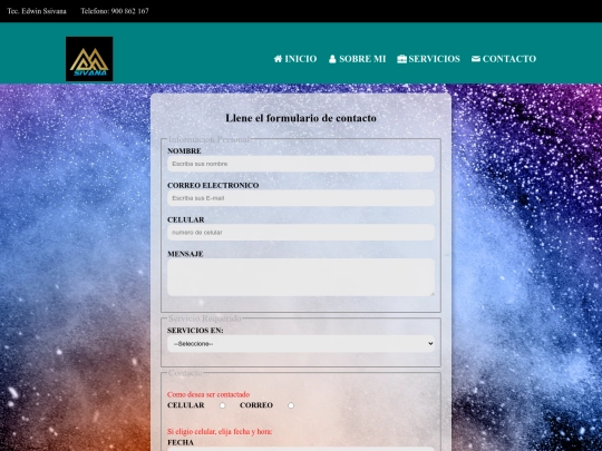 contacto screenshot