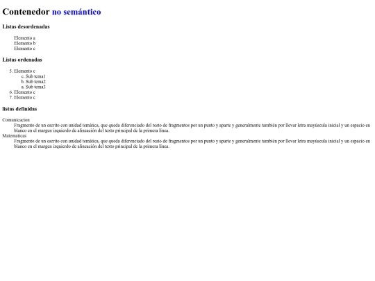 contenedorlistas screenshot