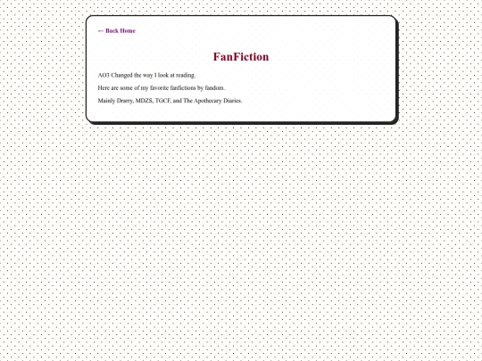 fanfiction screenshot