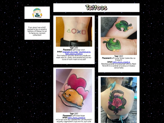 collections/tattoos screenshot