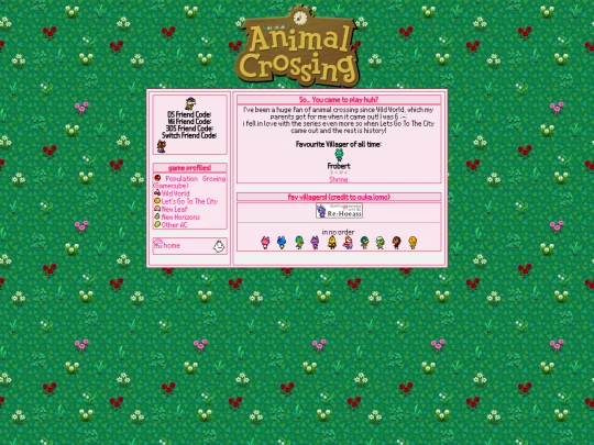 shrines/animalcrossing screenshot
