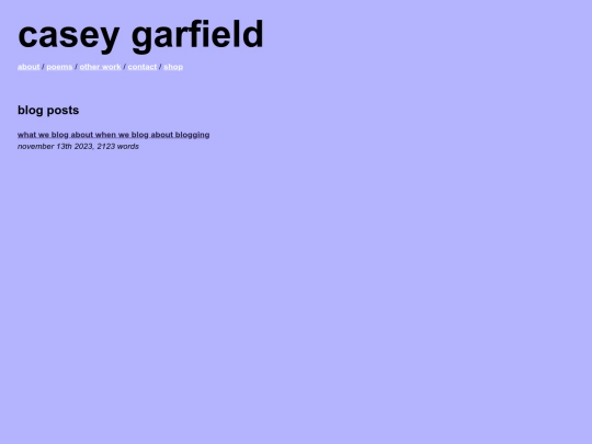 blogposts screenshot