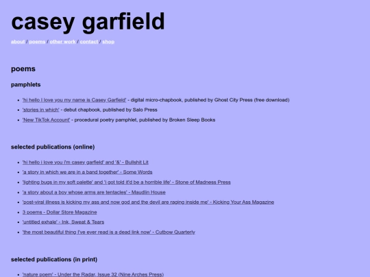 poems screenshot