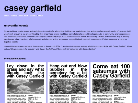 uneventfulevents screenshot