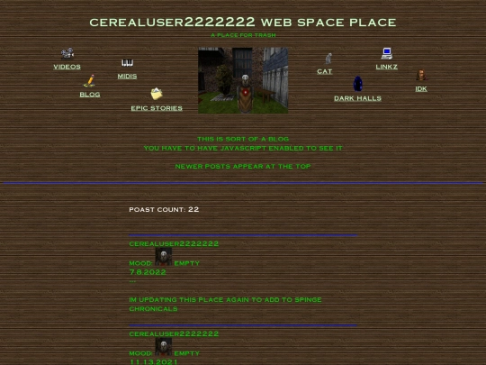blog screenshot