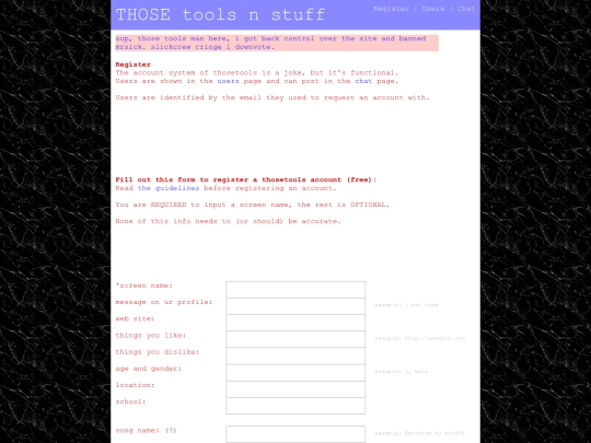 tt/register screenshot
