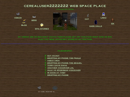 videos screenshot