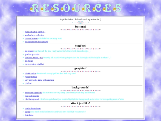 resources screenshot