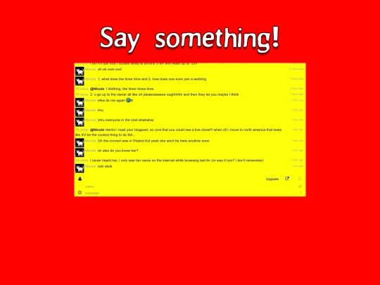Chat/chat screenshot