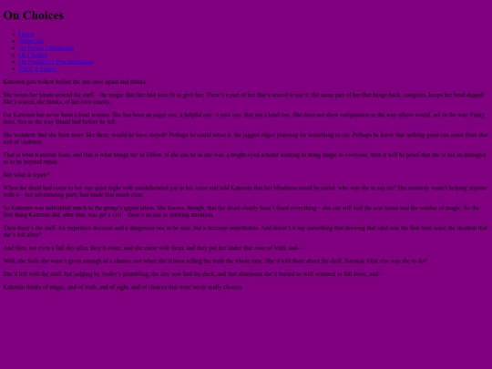 on-choices screenshot