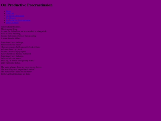 on-productive-procrastination screenshot
