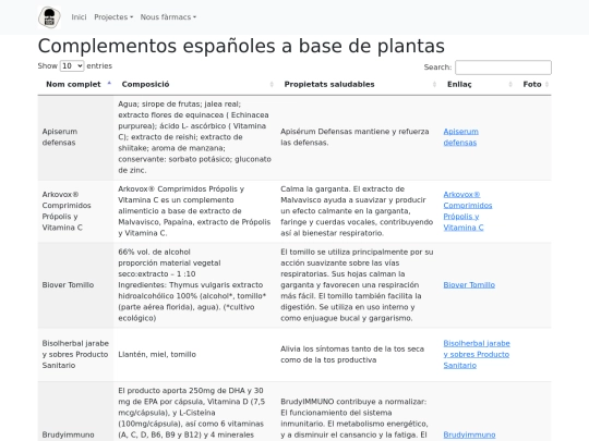complementos screenshot