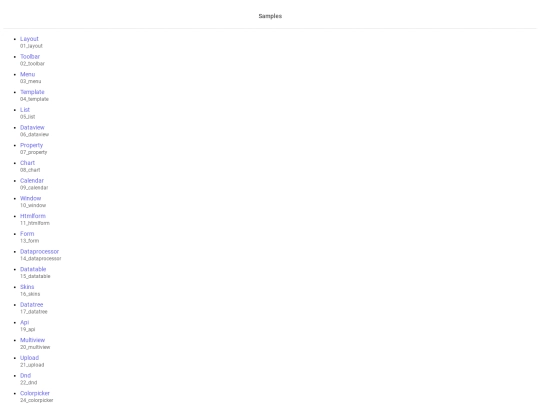 webix screenshot