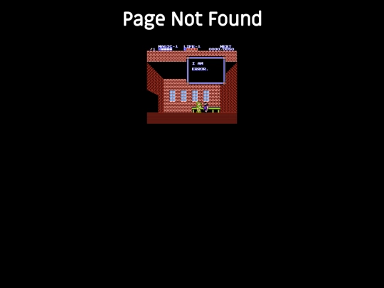 not_found screenshot