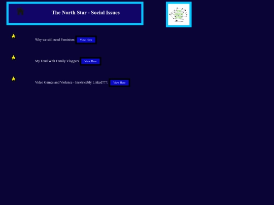 Social Issues Page screenshot