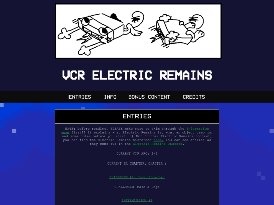 entries screenshot