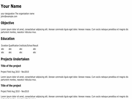 index screenshot