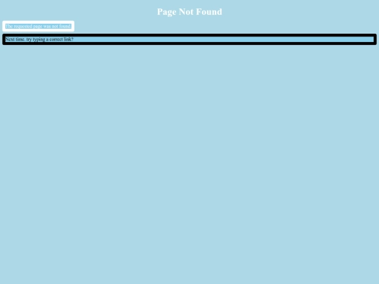 not_found screenshot