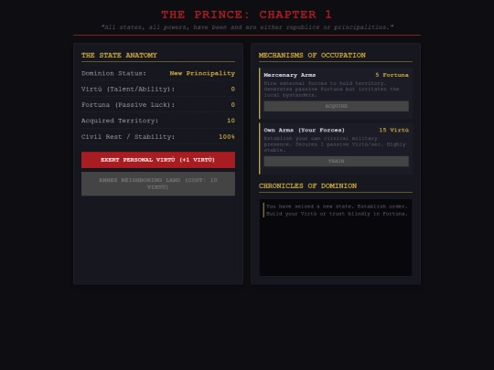 Prince/empire screenshot