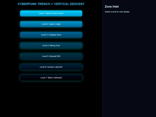 cyberspace/map-trench screenshot