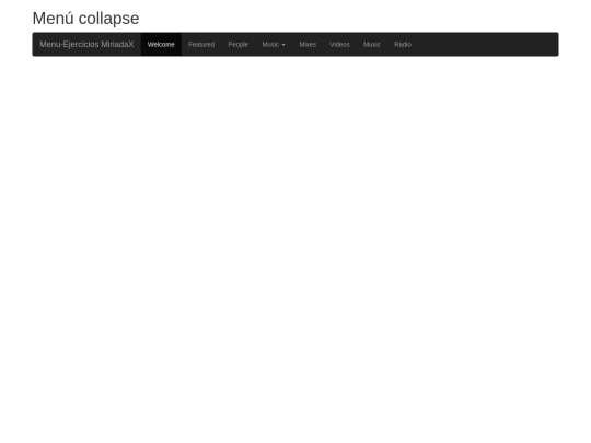 mod06/Menu screenshot