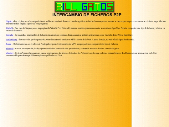 billgatos/napster screenshot