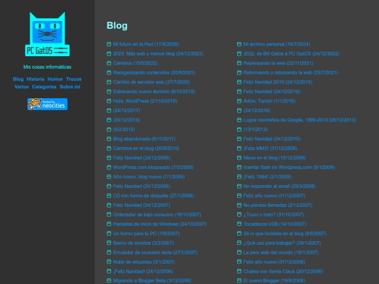 blog screenshot