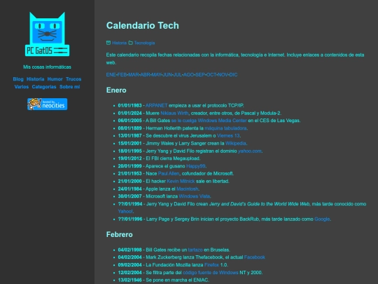 calendario-tech screenshot