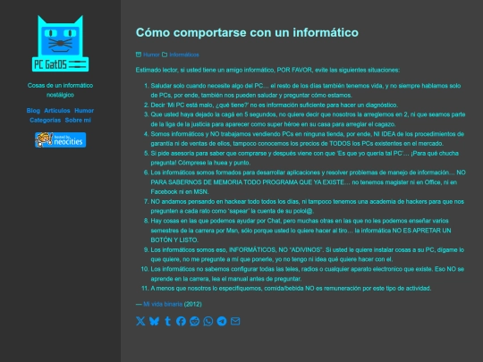 como-comportarse-con-un-informatico screenshot