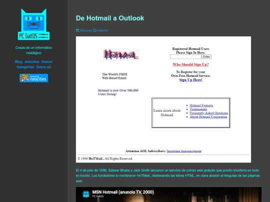 de-hotmail-a-outlook screenshot