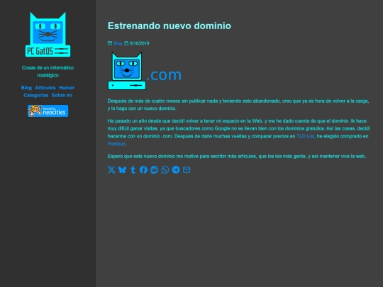 estrenando-nuevo-dominio screenshot