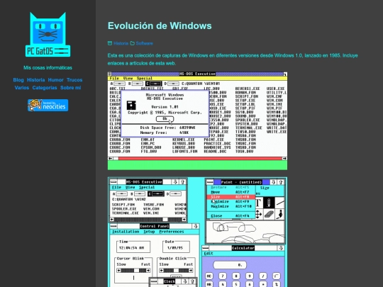 evolucion-de-windows screenshot