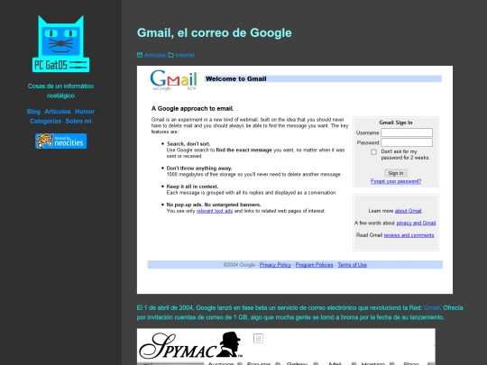 gmail-el-correo-de-google screenshot