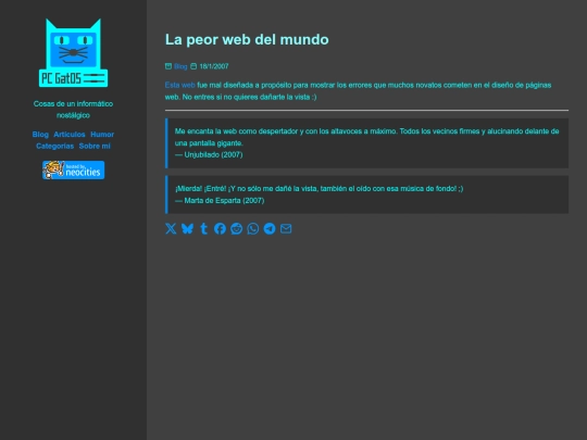 la-peor-web-del-mundo screenshot