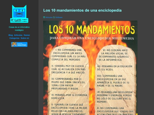 los-10-mandamientos-de-una-enciclopedia screenshot