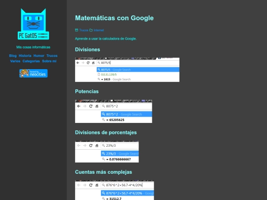 matematicas-con-google screenshot