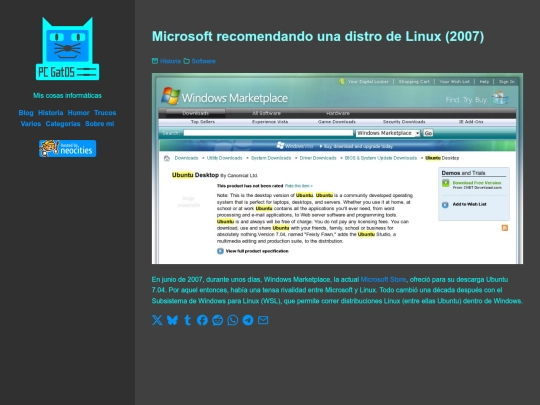 microsoft-recomendando-una-distro-de-linux screenshot