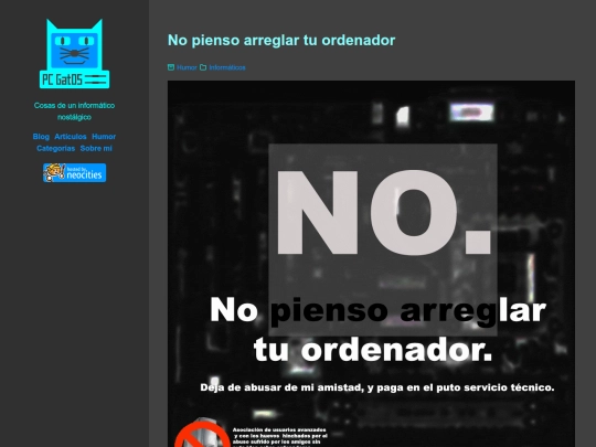 no-pienso-arreglar-tu-ordenador screenshot