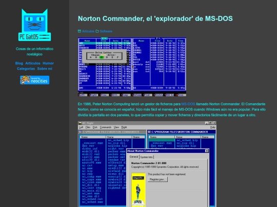 norton-commander-el-explorador-de-ms-dos screenshot