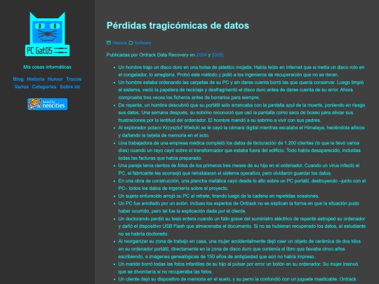perdidas-tragicomicas-de-datos screenshot
