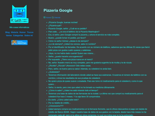 pizzeria-google screenshot