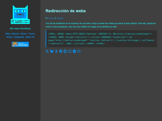 redireccion-de-webs screenshot