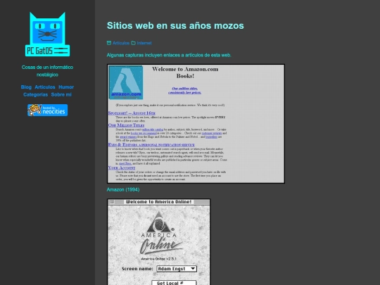 sitios-web-en-sus-anos-mozos screenshot