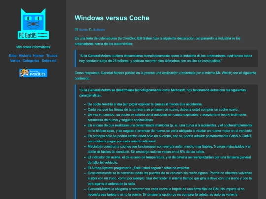 windows-versus-coche screenshot