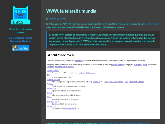 www-la-telarana-mundial screenshot