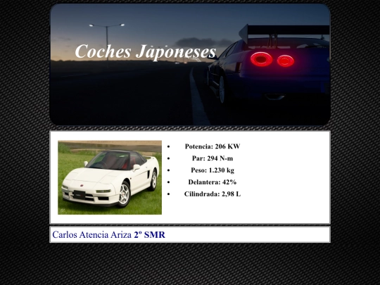 HTML/Hondansx1992 screenshot
